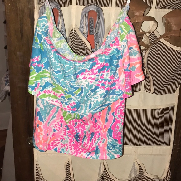Lilly Pulitzer let’s cha cha tube top size M - Picture 1 of 2